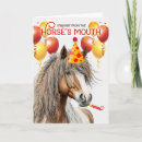 Recherche de châtaigne vœux cartes Chevaux