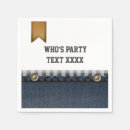 Zoek naar denim jeans servetten Western