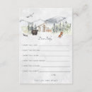 Recherche de souhaits pour le bébé invitations Aquarelle