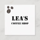 Recherche de grain de café cartes visite Modèle