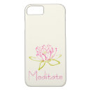 Recherche de symbole de méditation iphone coques Rose