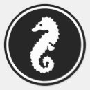 Recherche de hippocampe autocollants Blanc