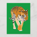 Recherche de orange chat tigré cartes postales Peinture