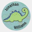 Recherche de dinosaure mignon autocollants Préhistorique