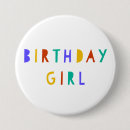 Zoek naar meisje jongen buttons Het is mijn verjaardag