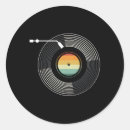 Recherche de disques vinyle autocollants Amoureux de musique