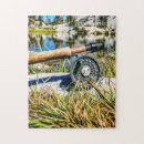 Recherche de pêche de mouche puzzles Lac