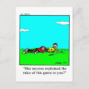 Zoek naar golf cartoon briefkaarten Golfer