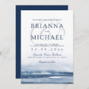 Recherche de lake mariage invitations Bleu