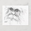 Recherche de cryptids cartes postales Bigfoot