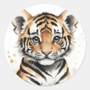 Recherche de visage de tigre autocollants Jungle