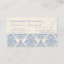 Zoek naar eggshell visitekaartjes Blauw