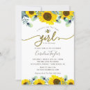 Recherche de sunflower baby shower fille invitations Maman à être