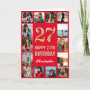 Recherche de 27 ans vœux cartes Vingt septième