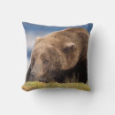 Recherche de ours brun coussins Portrait