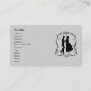 Recherche de silhouette de femme cartes visite Customer