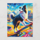 Zoek naar border collie briefkaarten Kleurrijk