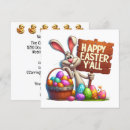 Recherche de pâques drôle invitations Lapin de pâques