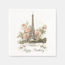 Recherche de tour eiffel serviettes Vintage