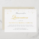 Zoek naar 15 jaar uitnodigingen Gouden folie