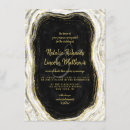 Recherche de marbre noir et blanc invitations Couple