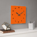 Recherche de orange et noir horloges Pour tous