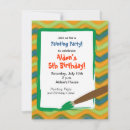 Recherche de partie peinture invitations Pour enfants