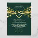 Recherche de elegant emerald green mariage invitations Couple