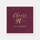 Recherche de anniversaire 90 ans serviettes Quatre vingt dix