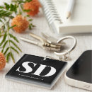 Recherche de sophistiqué porteclés Monogrammé
