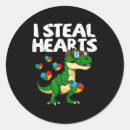 Recherche de volée autocollants Dinosaure