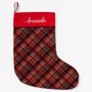 Recherche de écossais chaussette de noël Rouge