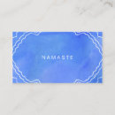 Recherche de namaste visitenkarten Aquarelle