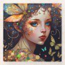 Recherche de verre fées de dessous de dessous de verres Mignon