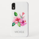 Recherche de fleurs tropicales iphone coques Aquarelle
