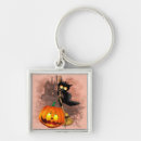 Recherche de jack o lantern halloween porteclés Chat noir