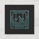 Recherche de montagnes cartes visite Logo