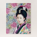 Recherche de geisha japonais puzzles Dame