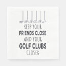 Zoek naar golfclub servetten Golfer