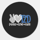 Recherche de peace love cure autocollants Guérir