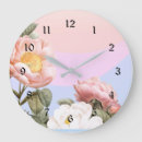 Recherche de jolies horloges Fleurs