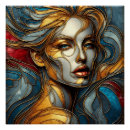 Recherche de portrait abstrait posters Dessin
