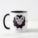 Recherche de moutons de bande dessinée tasses Blanc