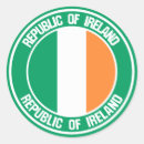 Recherche de drapeau irlandais autocollants Pays