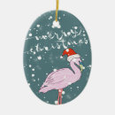 Zoek naar roze flamingo ornamenten Kerstmis