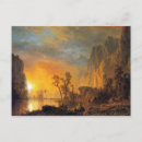 Recherche de peinture montagne rocheuse cartes postales Albert bierstadt