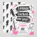 Recherche de rock anniversaire invitations Soirée rock and roll