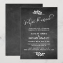 Recherche de tableau noir mariage invitations Rustique