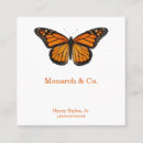 Recherche de papillon monarque cartes visite Ailes