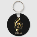 Zoek naar treble clef sleutelhangers Zwart
